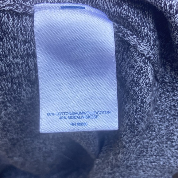 The Outfitters by Lands' End blue gray white varigated yarn sweater sz. XL - Picture 5 of 10